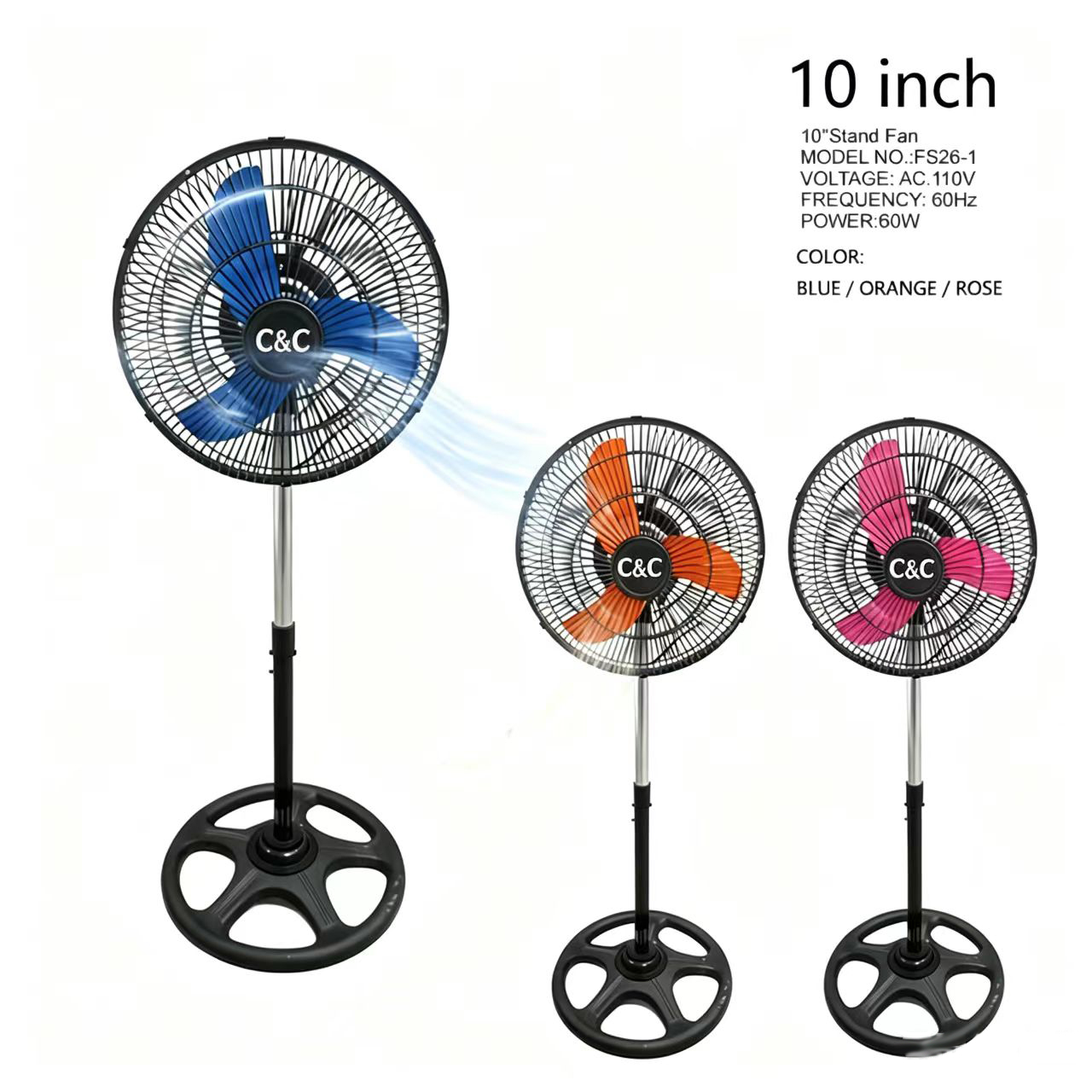 10 Inch Stand Fan